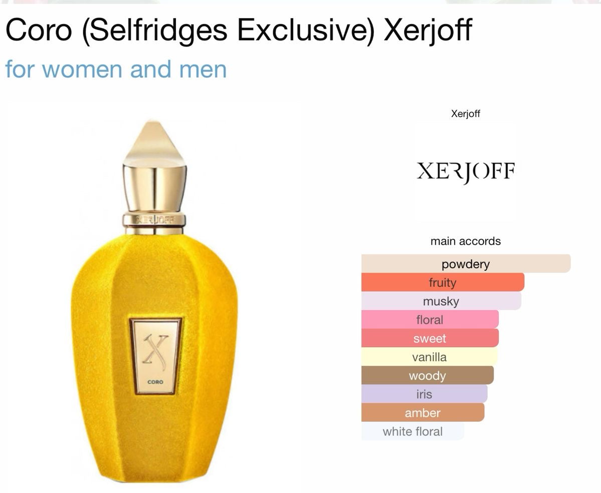Xerjoff Coro Eau de Parfum 100mL – Elegant & Refined Luxury