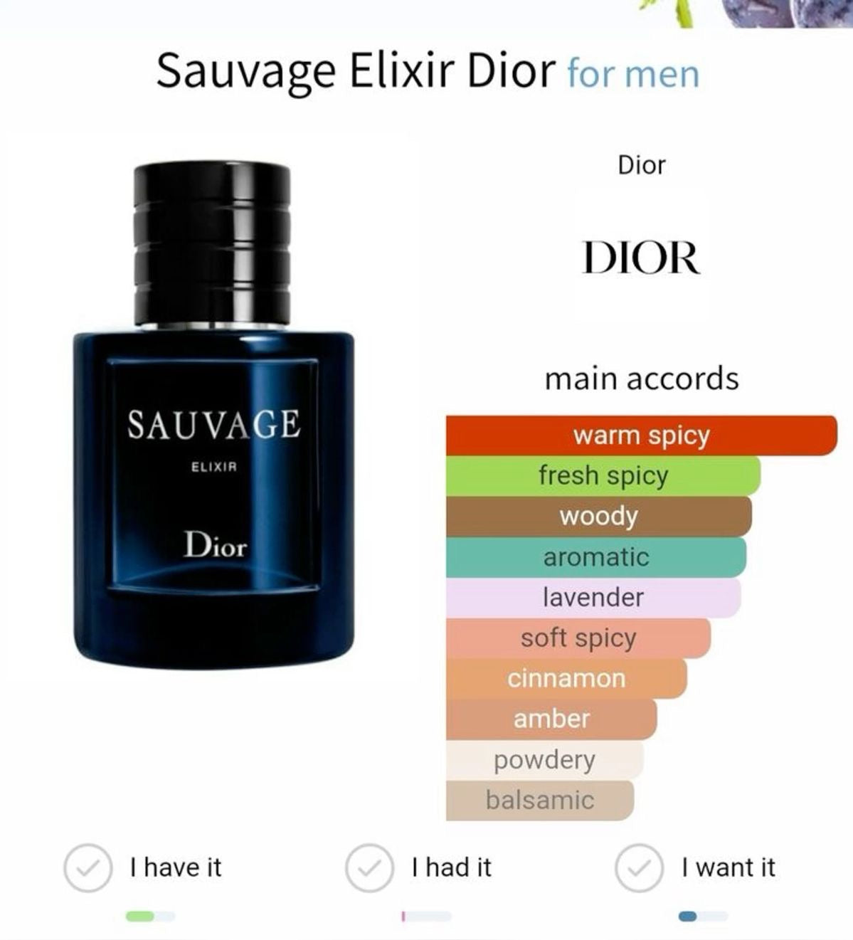 Dior SAUVAGE ELIXIR (EDP) 100mL