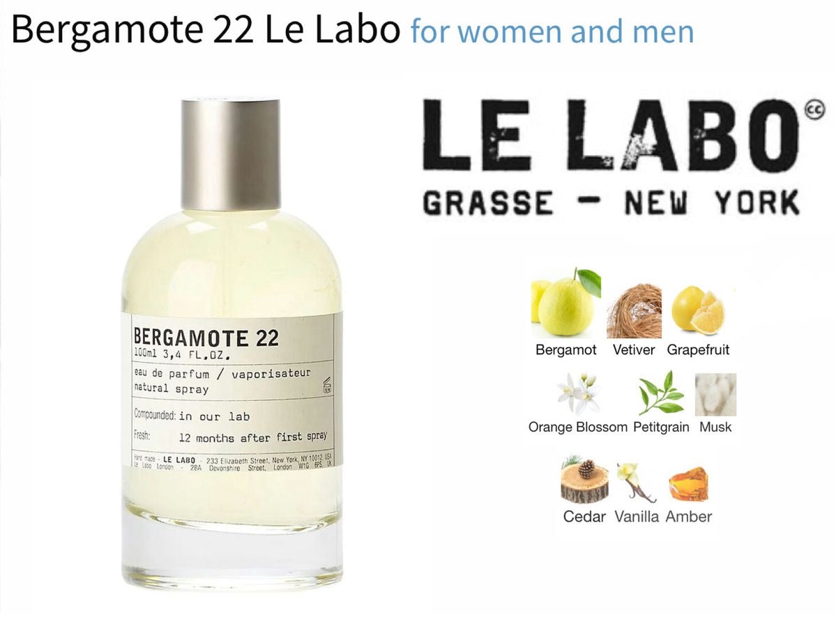 Le Labo Bergamote 22 Eau de Parfum 100mL – Fresh Citrus Luxury